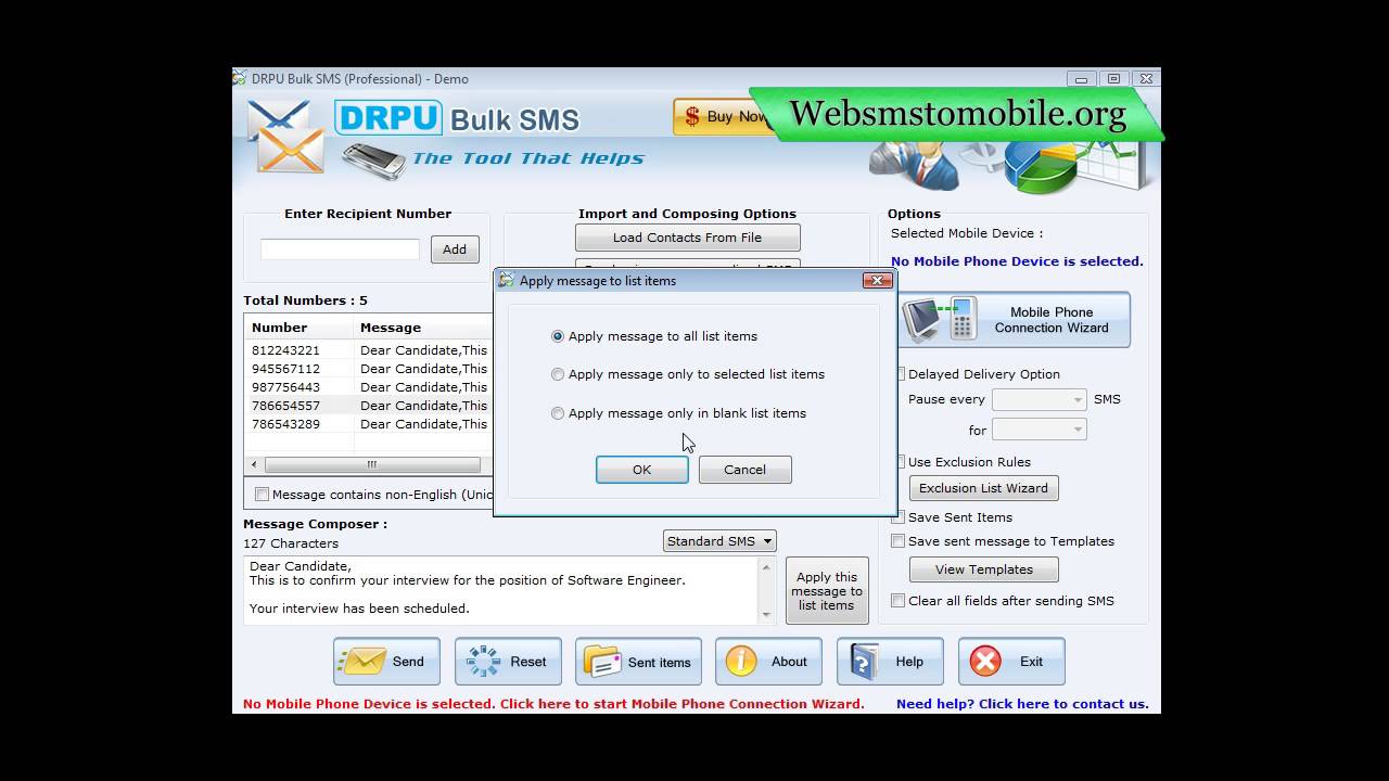free sms masking software free